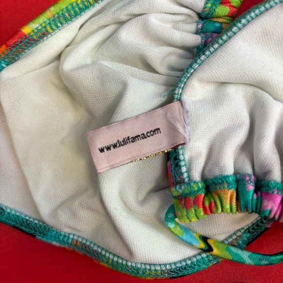 Luli Fama Women's Hola Verano Molded Cup Push Up Tri Halter Bikini * No Size* - Picture 7 of 7